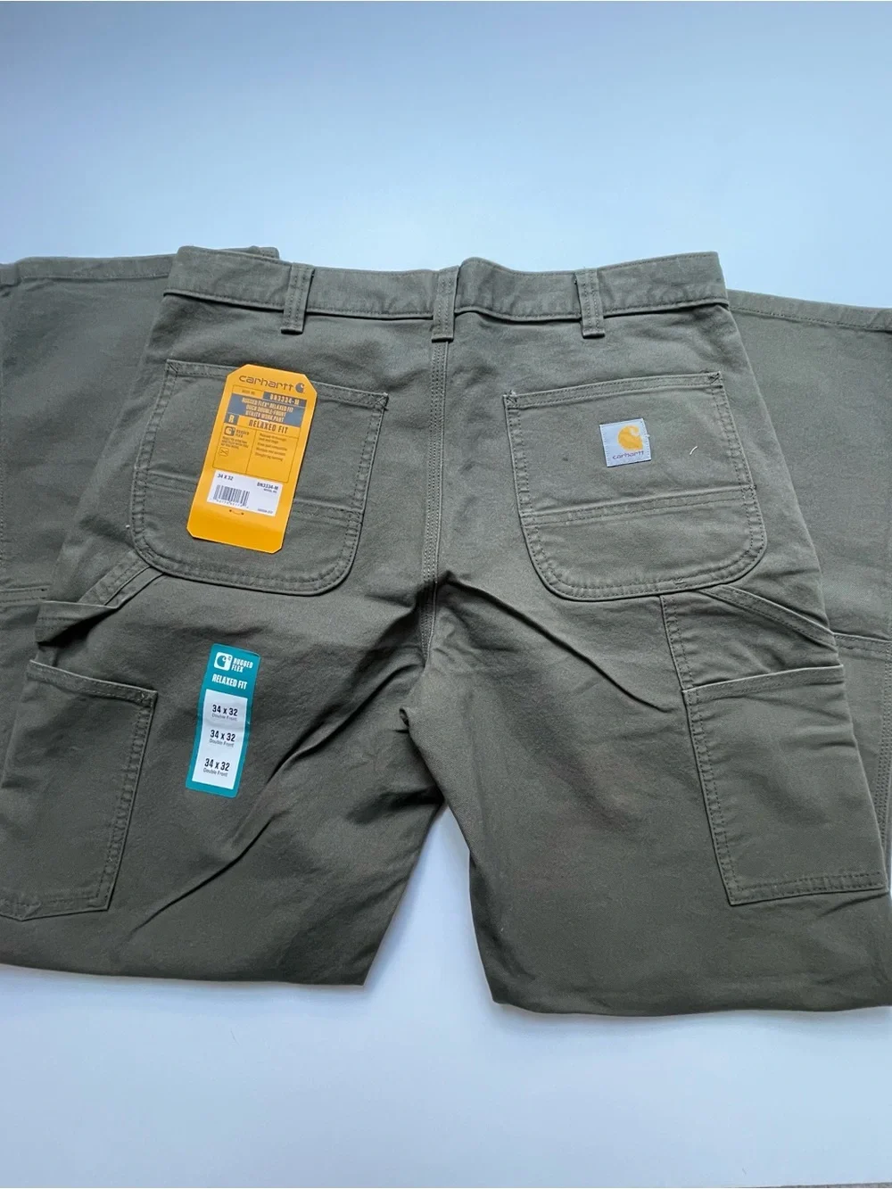 Carhart Rugged Flex Relax Fit Duck Double Front Utility Work Pant